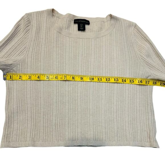 House of Harlow 1960 Crop Wool Cashmere Blend Sweater Sz Large - Picture 7 of 8